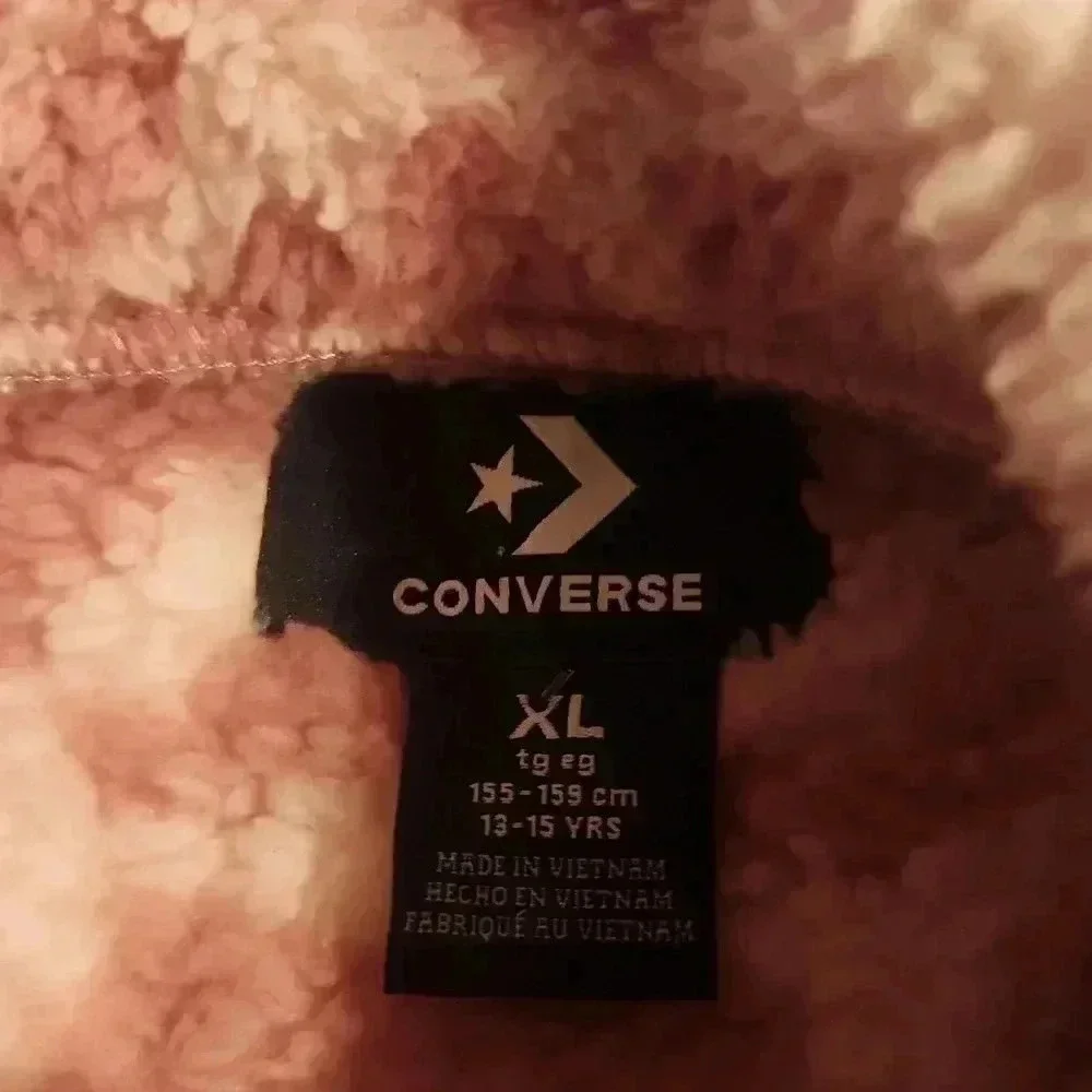 Converse Zip Up Fleece Sweatshirt